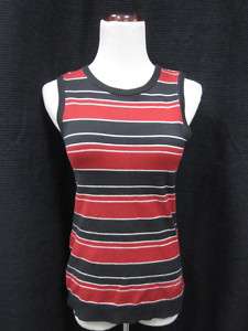 YSL Yves Saint Laurent Red & Black Sweater Vest 44 10 M  