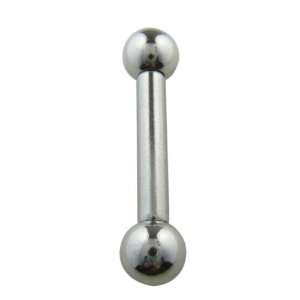  Silver Surgical Steel Tongue Ring   Silver Tongue Ring (10 