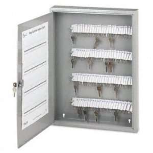  Locking Key Cabinet, 100 key, Steel, Gray, 16 1/2 x 3 x 