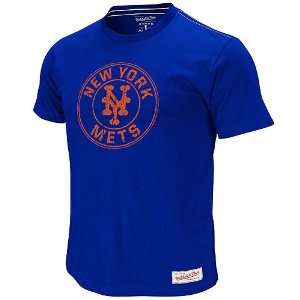  New York Mets On Deck Circle T Shirt by Mitchell & Ness 