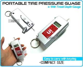 This device is for checking the air pressure and treads depth of 