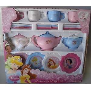  Disney Princess Dinnerware Dish Tea Set 26 Pieces Toys 