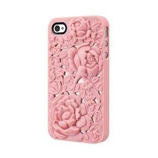 3D Sculpture Design Blossom Rose Flower Hard Plastic Cover Case iPhone 