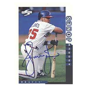   Braves Autographed / Signed 1997 Score Card #1 