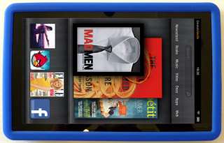 NEW Kindle FIRE BLUE Silicone Gel Skin Case Cover 3G Wifi   QUICK SHIP 
