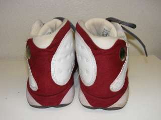Nike Air Jordan 13 XIII Retro 2004 Hologram Red Grey Basketball Shoes 