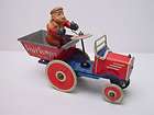 Marx Popeye/ Bluto Dippy Dumper Truck Tin Wind up Toy