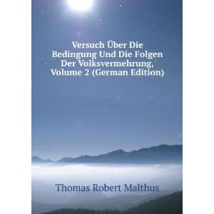   , Volume 2 (German Edition) Thomas Robert Malthus Books