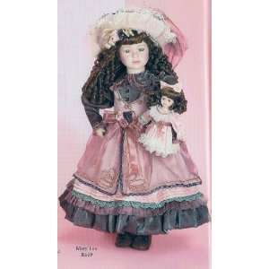 Mary Lou 27in Porcelain Victorian Show Stoppers Doll R449