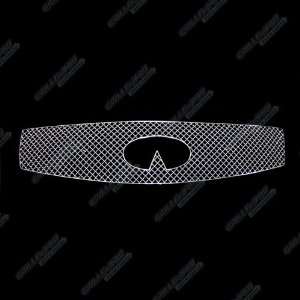   Infiniti EX35 Stainless Chrome Micro Frame X Mesh Grille Grill Insert