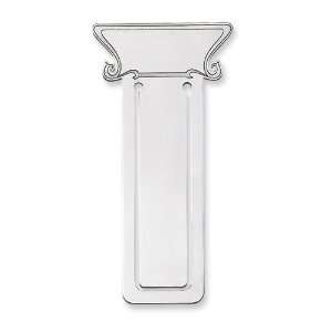  Sterling Silver Roman Name Plate Bookmark