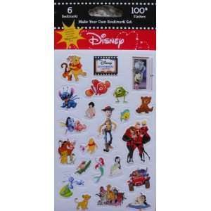    Disney Pixar 100 Character Stickers and 6 Book Marks Toys & Games