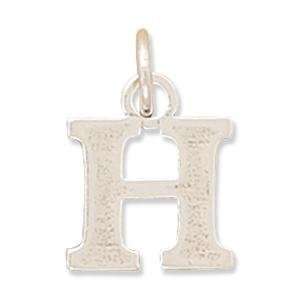  Greek Alphabet Letter   Eta Charm Sterling Silver Jewelry