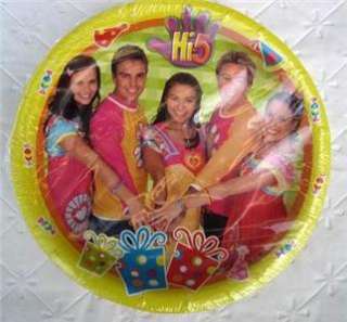 Hi 5 Hi5 Party Supplies Birthday Plates LUNCH x18 NEW M  