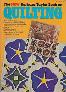 Quilting Magazine  Barbara Taylor Book  ( Not Dated )  