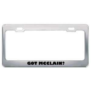  Got Mcclain? Last Name Metal License Plate Frame Holder 