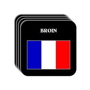  France   BROIN Set of 4 Mini Mousepad Coasters 