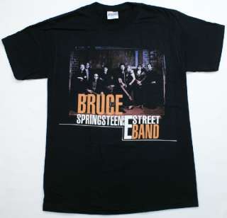   SPRINGSTEEN E Street Band T Shirt Black Rock & Roll Music NWOT  