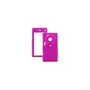 Samsung Memoir T929 SGH T929 Hot Pink Rubber Cell Phone Snap on Cover 