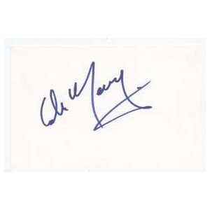  COLM MEANY Signed Index Card In Person 