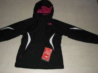 The North Face Boundary Triclimate Jacket Girls Black/Pink/Purple M 