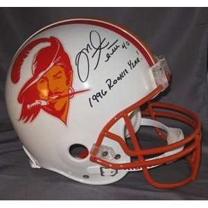  Mike Alstott Signed Buccaneers TBack Full Size Authentic 