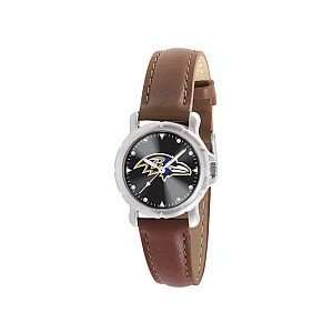  Gametime Baltimore Ravens Womens Brown Leather Watch 