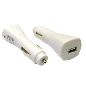  USB Car Charger (White) 
