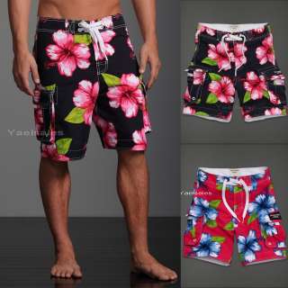   by Hollister Mens Floral Board Shorts Swim Wear Trunks XS S  