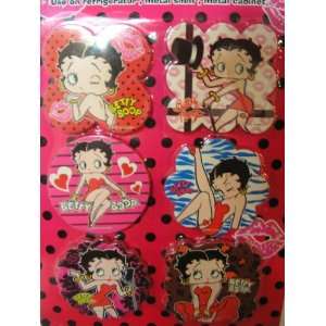   pc Set ~ Betty Boop Magnetic Memo Holders & Fun Shapes Toys & Games