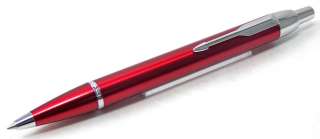 Parker IM Red Chrome Trim Ballpoint Pen  