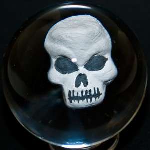 Marble Kris Parke Painted Skull Sulphide  