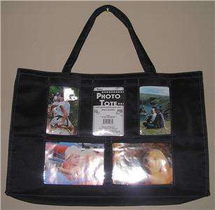 Chocolate Brown PHOTO TOTE Picture Brag BAG Handled Gallery Purse NEW 