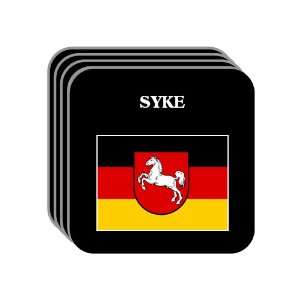 Lower Saxony (Niedersachsen)   SYKE Set of 4 Mini Mousepad Coasters