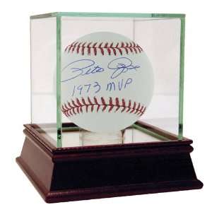   Rose Signed Baseball with 1973 MVP Inscription