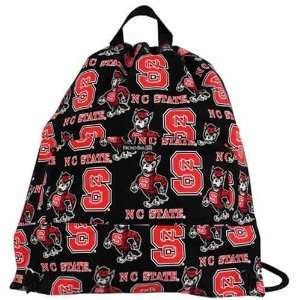 North Carolina State Wolfpack Black Cinch Bag  Sports 