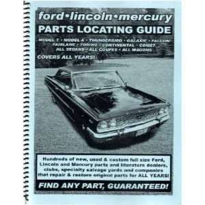    FORD LINCOLN MERCURY Parts Locating Guide Book List Automotive