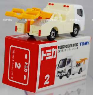 TOMICA #2 Mitsubishi Fuso Canter Tow Truck diecast car  