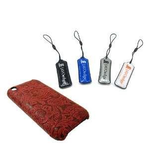   Cover (Floral Red) + Micro Swipes (4 pack) Cell Phones & Accessories