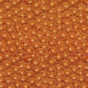   by Kona Bay Fabrics, MIKO 03 Rust Asian floral Arts, Crafts & Sewing