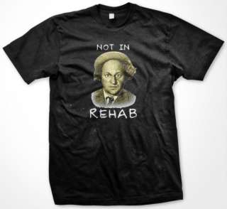 Not In Rehab Three Stooges Surprise Face Mens T shirt  