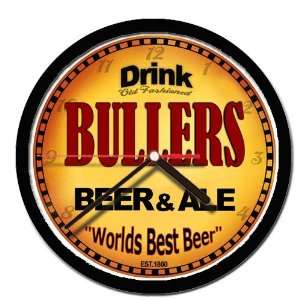  BULLERS beer and ale cerveza wall clock 