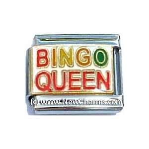  Bingo Queen Italian Charm Bracelet Jewelry Link Jewelry