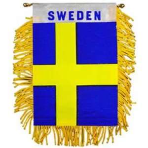Sweden Flag Mini Banner 3 x 5