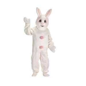  White Bunny Suit with Mascot Head Size Adult Large Health 