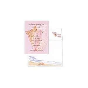  Conch Shell Invitation Wedding Print it Yourself 