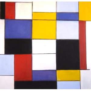 Composition A by Piet Mondrian 