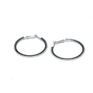  Telemall USA Silver Hoops Earrings (Designed in India 