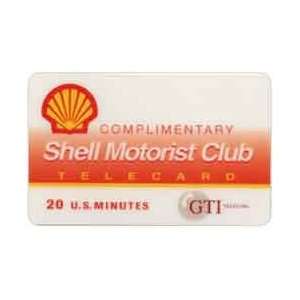    20m Shell Motorist Club Complimentary With Shell Oil Logo SAMPLE