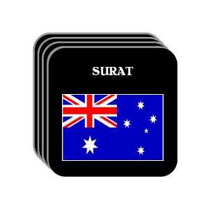  Australia   SURAT Set of 4 Mini Mousepad Coasters 